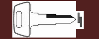 516 Double Sided Honda Key